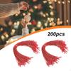 200 штук Рождественские подвески-крючки Нити Универсальные Декоративные Портативные Подвесные Веревки
