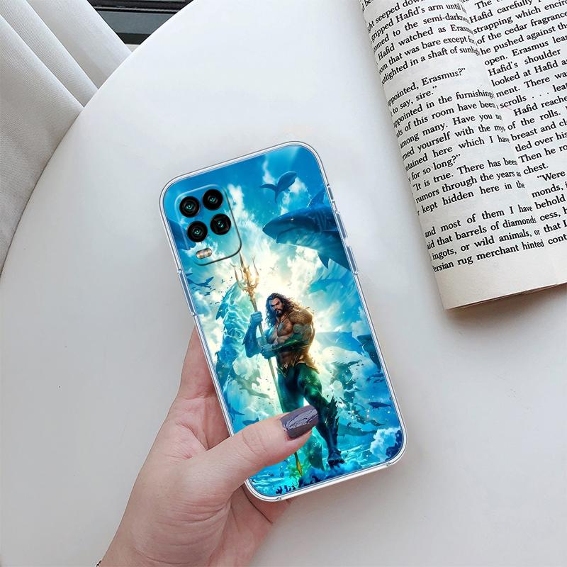 Aquaman Transparent Phone Case for Motorola Moto G7 G8 G9 G84 G85 G73 G24 G15 Z2 Play Power Plus