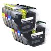Brother LC3213 Ink Cartridges - Pack of 8 - Black/Cyan/Magenta/Yellow