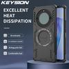 KEYSION Полый корпус с рассеиванием тепла для HONOR X9A 5G, Магнитный охлаждающий противоударный задний чехол для телефона для Honor Magic 5 Lite 5G