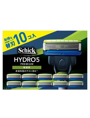 Бритва Schick Hydro 5 Premium Sensitive Skin со сменными лезвиями (10 кусочков)