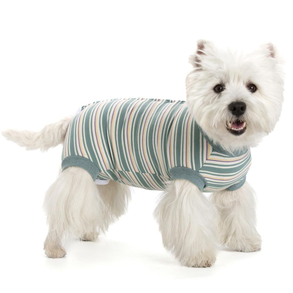 Dog Surgery Recovery Suit for Female Male Dogs Anti-Licking Dog Onesie Surgical Suit Snugly Pet Post Surgery Vest Bodysuit