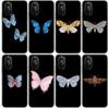Красивый прозрачный чехол для телефона с узором бабочки для Huawei Honor 20 10 9 8A 7 5T X Pro Lite 5G, черный чехол Etui Hoesjes Comic Fas