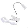 EU Plug E27 Clip On Reading Light Base Desk Lamp Socket White