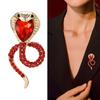 Elegant Brooch for Women Featuring Rhinestone Detailing Statement Brooch Alloy Texture Perfect for Dresses and Suits