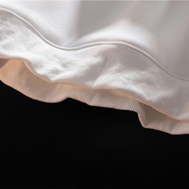 Толстовка женская в стиле панк, готическая цепочка, пуловер с принтом сердца, толстовки, уличная одежда большого размера, белый спортивный костюм в стиле хип-хоп, женская верхняя одежда