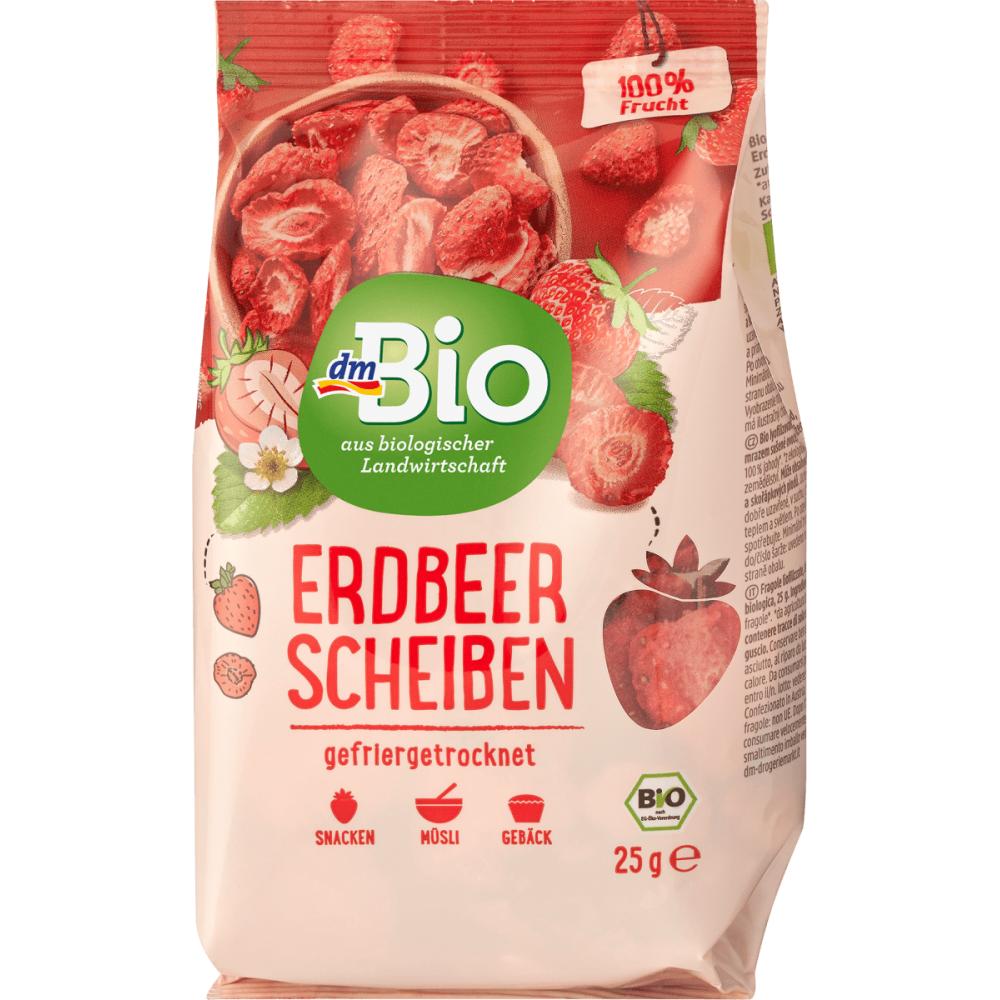 dmBio Freeze-dried Strawberry Slices 25g