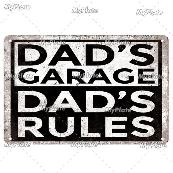 Vintage Tool Rules Retro Plaque Tin Sign Man Cave MOTOR OILS Metal Sign Wall Decor For Garage TIRES Plate Car Service Poster