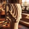 Durable Cabinet Legs Brown Sofa Replacement Legs Retro Carved Feet European Carved Legs  Sofa
