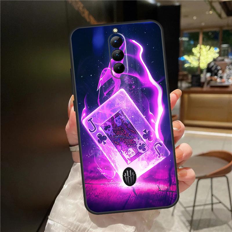 Poker Playing Card Phone Case For ZTE Nubia Red Magic 9 Pro Plus 6 7 8 Pro 6S 7S 8S Pro Plus 5G 5S 6R Cover