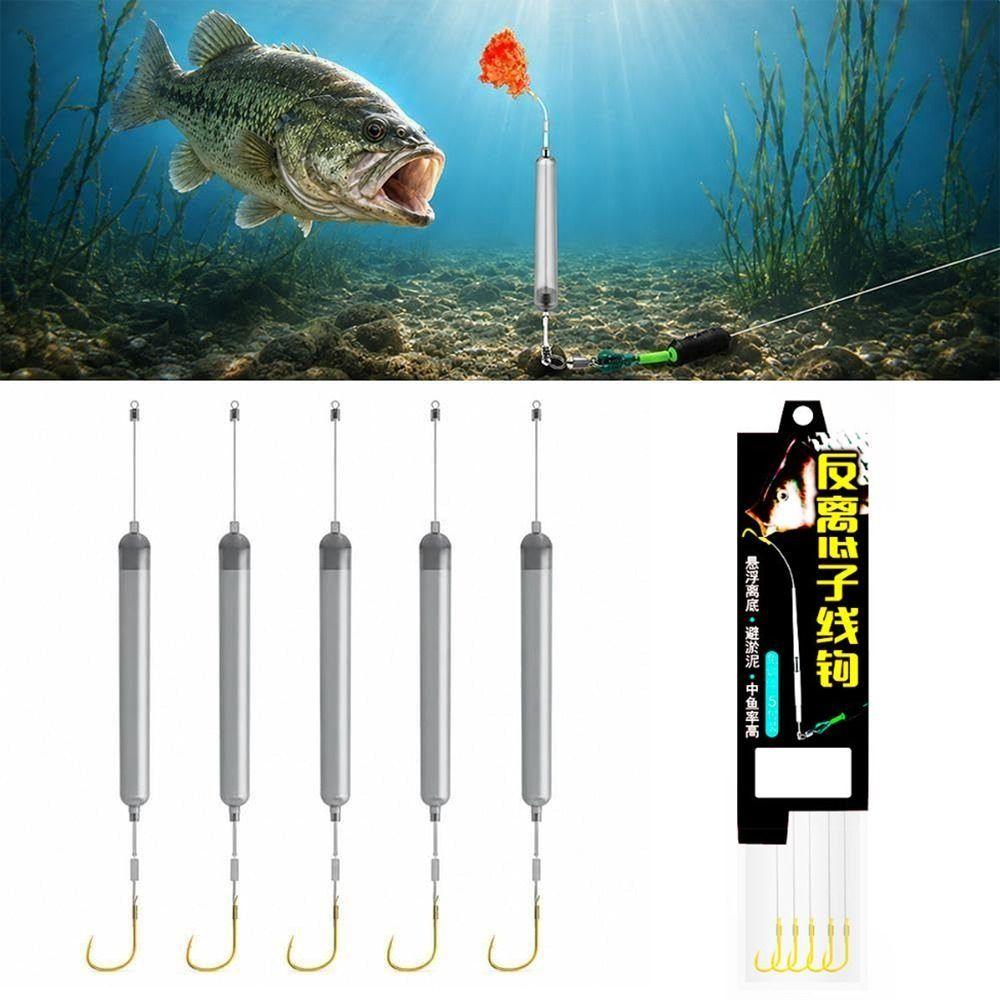 Anti Bottom Floating Bottom Hook Leaders Anti-Snag Suspension Fishing Hair Rigs  Fishing Tackle