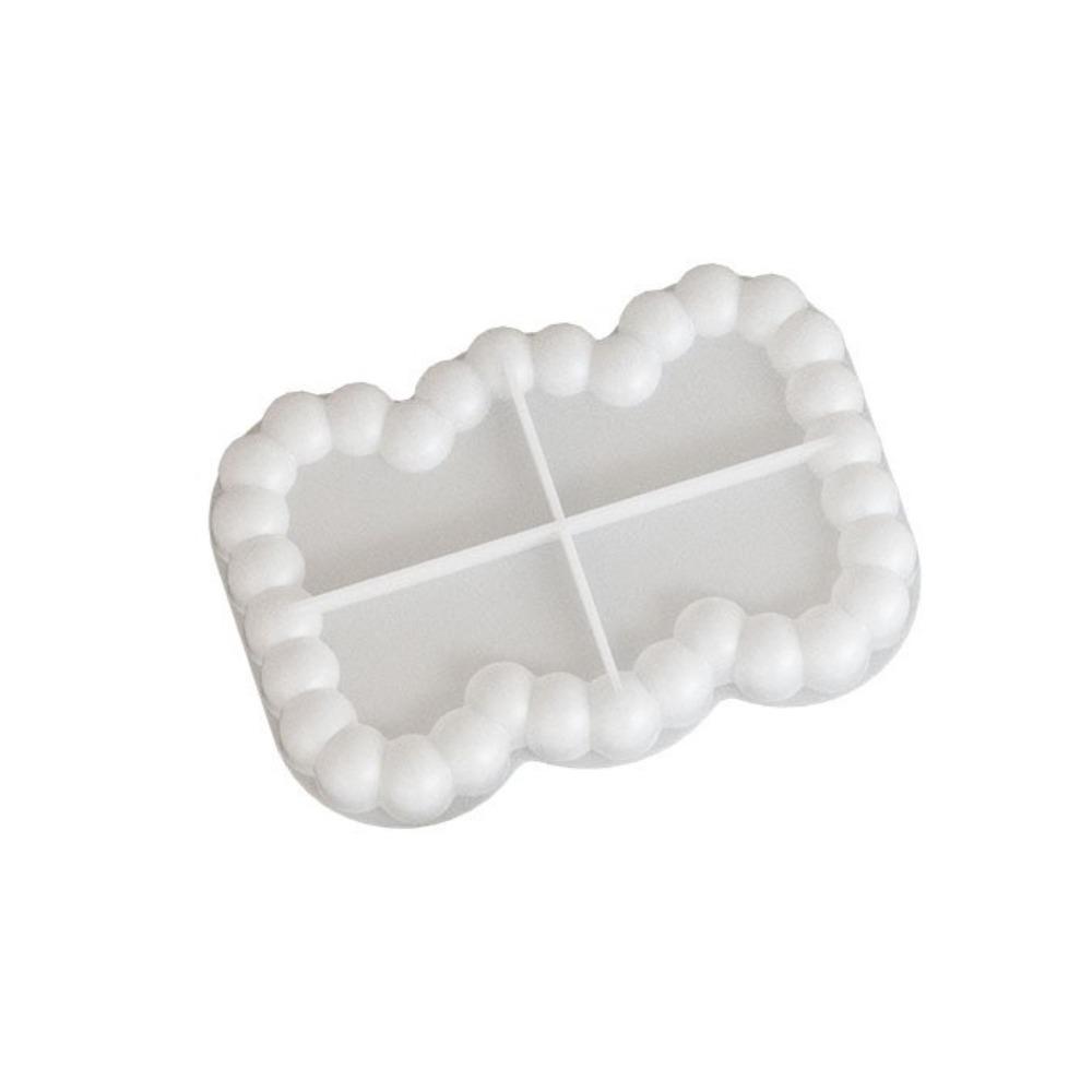 Translucent Coaster Silicone Mold DIY Gift Casting Mold Creative Storage Tray Mold Jewelry Display