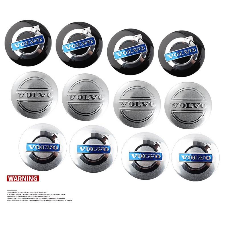 4pcs Aluminum Alloy Car Tire Center Hub Cover Sticks For Volvo Xc60 Xc90 V40 V60 S60 V50 V90 S80 C40 XC40 V70 XC70 C30 C70 EX90