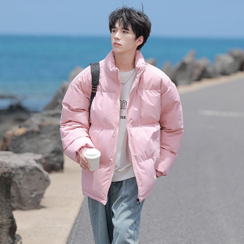 Новые повседневные мужские куртки с хлопковой подкладкой, утепленные куртки с хлопковой подкладкой, куртки с воротником-стойкой, утепленные куртки