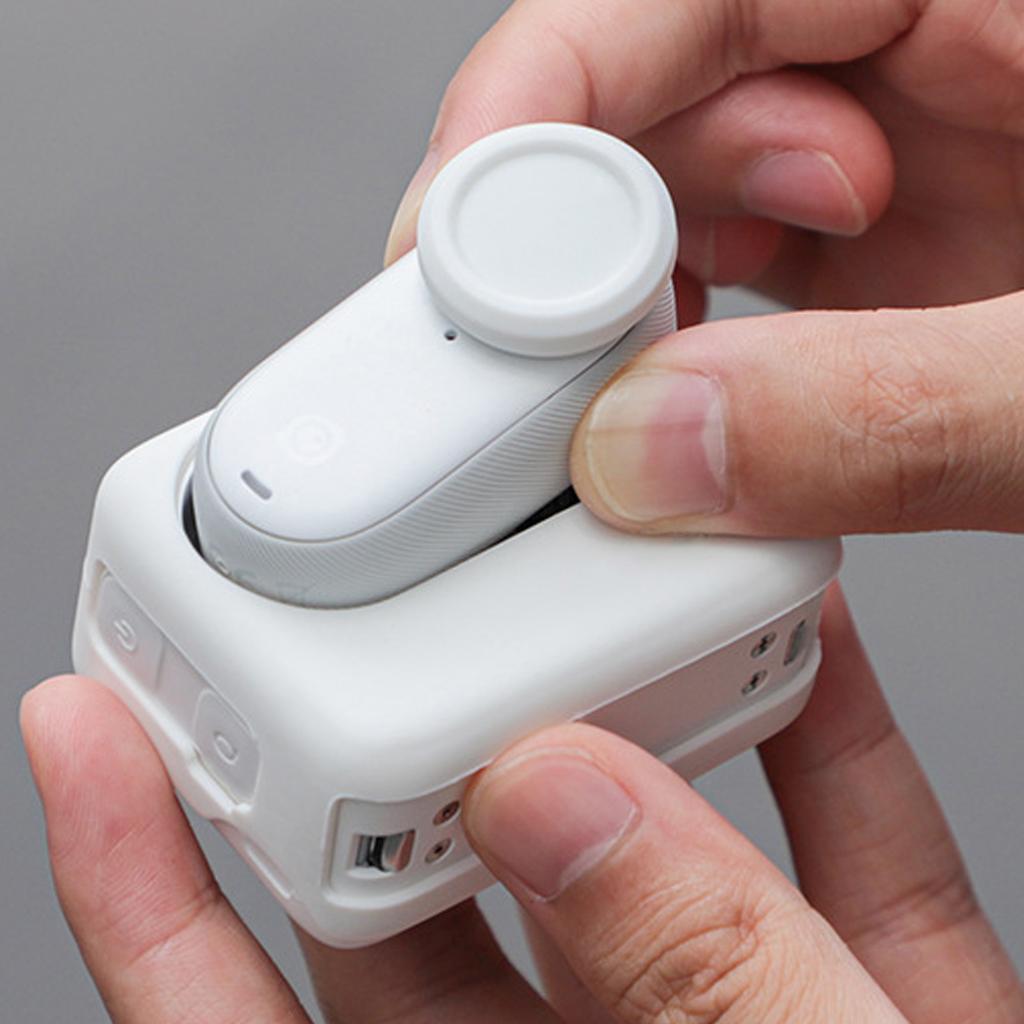 Camera Cover for GO 3S Silicone Camera Charging Case Protective Sleeve Lens and Hanging Lanyard