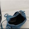 Underarm Bag Retro Denim Shoulder Bag Y2K Cloth Armpit Bag Trend Denim Handbag  Shopping