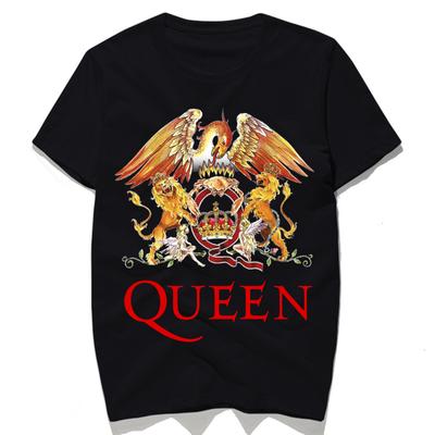 Мужская футболка размера плюс Queen Band с принтом Короны, одежда для пар, летняя футболка, повседневные топы с круглым вырезом, футболка для влюбленных с графикой