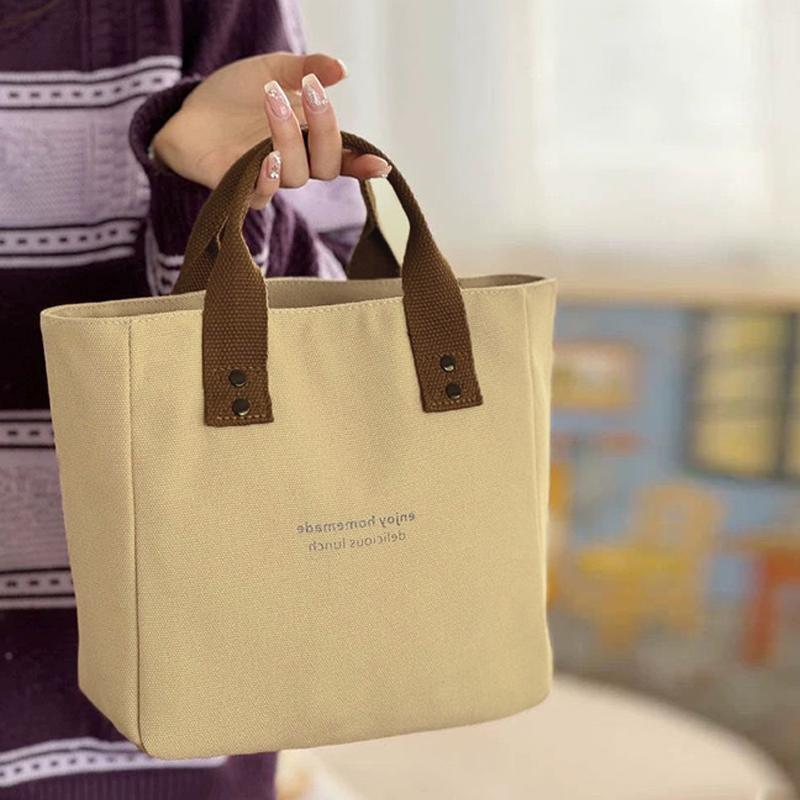 Женская парусиновая сумка, однотонная женская повседневная дорожная сумка большой емкости