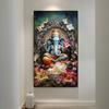Hinduism Ganesha Canvas Painting Religious Elephant God Print Poster Wall Art Porch Home Decoration Cuadros No Frame