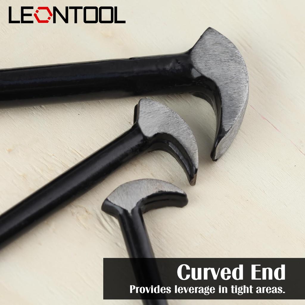 LEONTOOL Набор ломиков с вращающейся головкой 6" 12" 16" Набор из 3 предметов Ломик с вращающейся головкой Телескопический ломик с фиксацией Mighty Bar Набор ломиков роликового типа