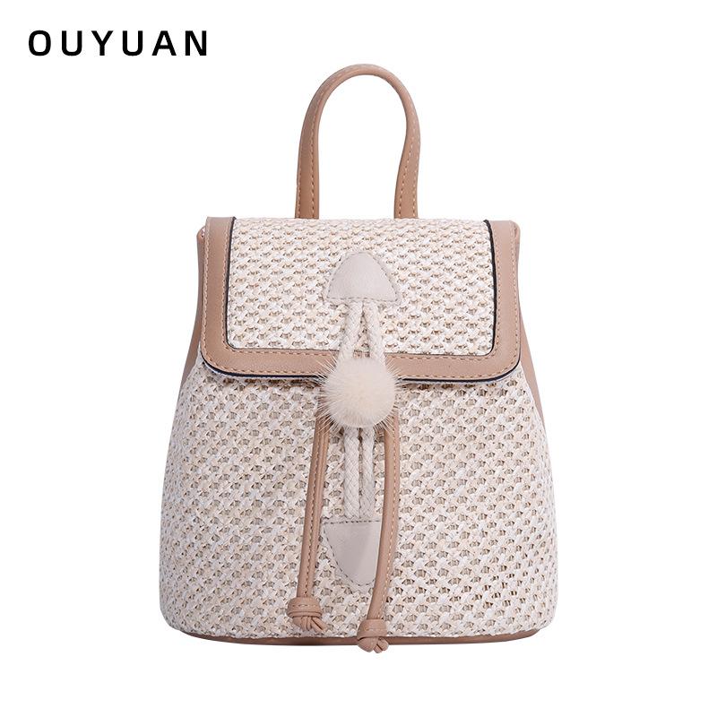 Пляжная соломенная сумка, летняя сумка с кисточками, тканая сумка, сумка через плечо, праздничный рюкзак для женщин