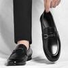 Fashion Business Men's Loafers Hot Selling Gentlemen's Casual Style Luxury Office High Quality and Comfortable Shoes Black Brown