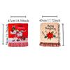 Stretch Xmas Dinner Chair Seat Cover Cartoon Christmas Table Decor  New Year Supplies