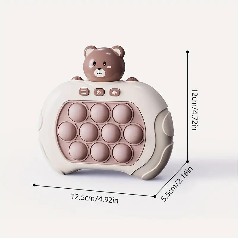 Игра Fidget Quick Push Bubble Game Handle Toys Антистрессовые игрушки для мальчиков и девочек со светодиодным игровым автоматом Игрушки для снятия стресса