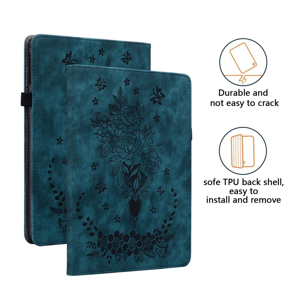 For Lenovo Tab One 8.7 K9 TB-305FU TB-X305XU 2025 Case Rose Flower Case Soft Back TPU Tablet Cover