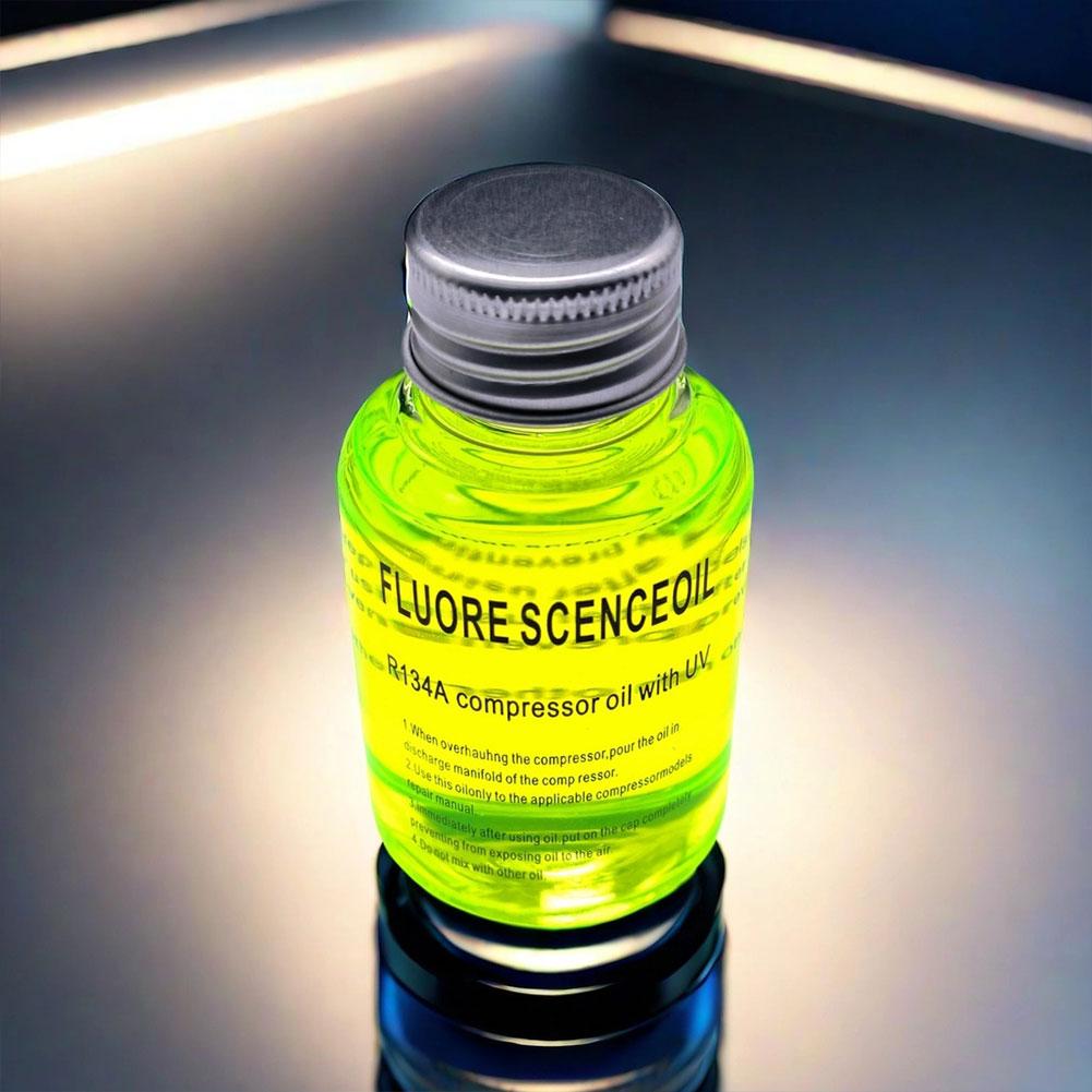 Универсальный 60 мл УФ-краситель Универсальный флуоресцентный инструмент для устранения течи масла в автомобиле, УФ-краситель, аксессуары для тестового воздуха S2W5