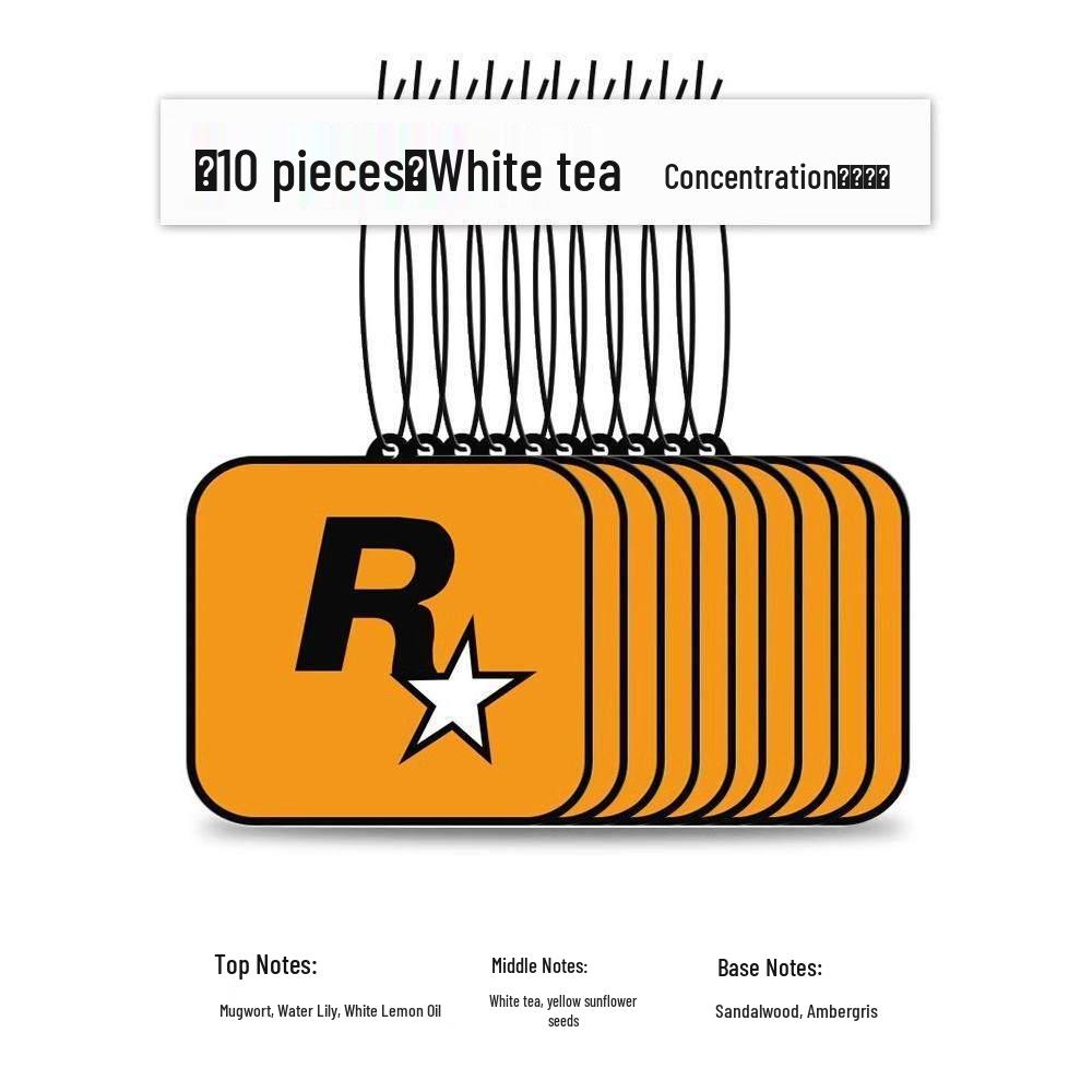 Карточная Звезда Буква R Долгоиграющий Ароматизатор Воздуха для Автомобиля с Эфирным Маслом Украшение