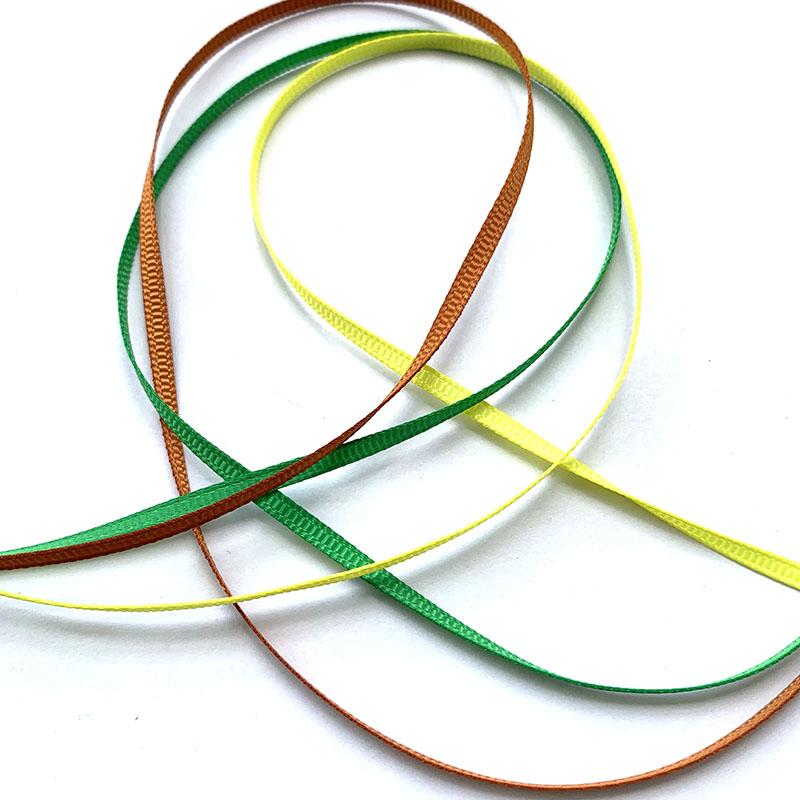 5 м/16,4 фута в каждой упаковке, тонкие ленты шириной 3 мм для шитья шляп, занавесок, платьев, аксессуаров для самостоятельного изготовления, ручная работа, изогнутая лента, тесьма, украшения из ткани
