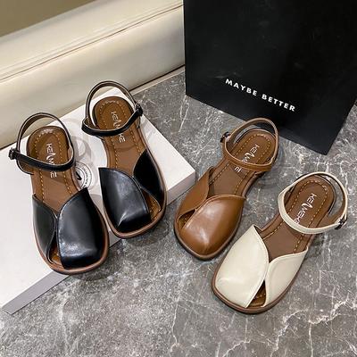 Женские модные сандалии Baotou, новый стиль, большой размер, банд, литературный стиль, женская универсальная обувь