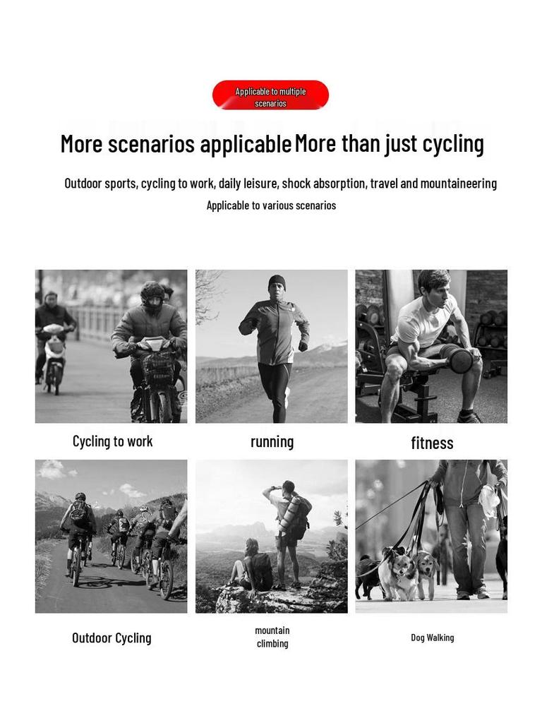 Summer Non-Slip Shock-Absorbing Cycling Gloves for Men and Women – High Temp Resistant Long Finger MTB Gloves