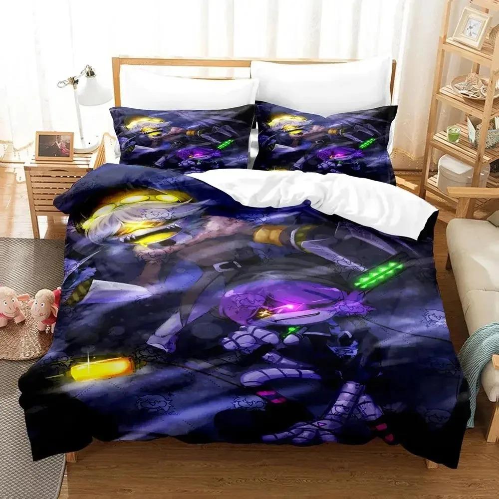 Anime Murder Drones Bedding Set Boys Girls Twin Queen Size Duvet Cover Pillowcase Bed Boys Adult Fashion Home Textileextile
