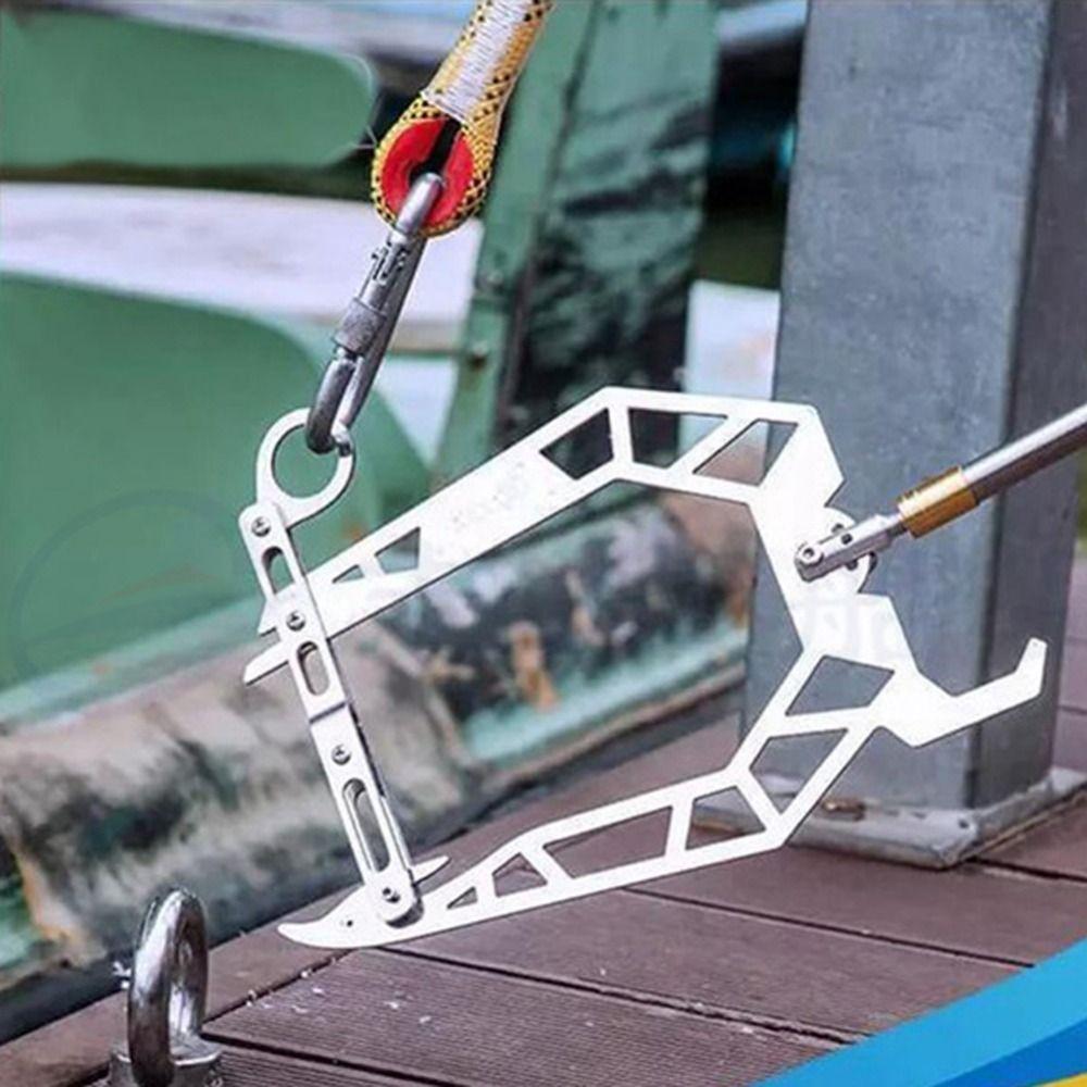 U Shaped Dock Hook Stainless Steel Long Distance Threader Marine Hardware Accessories