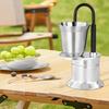 Single Tube Moka Pot 1 Cup 50ML Italian Coffee Maker Portable Coffee Brewer for Outdoor Parties Travel Camping