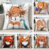 VN DDDLC Girl YYuri   Pillow Case Pattern Printed Pillowcase For Living Room Sofa Cushion Cover