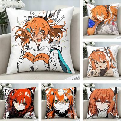 VN DDDLC Girl YYuri   Pillow Case Pattern Printed Pillowcase For Living Room Sofa Cushion Cover