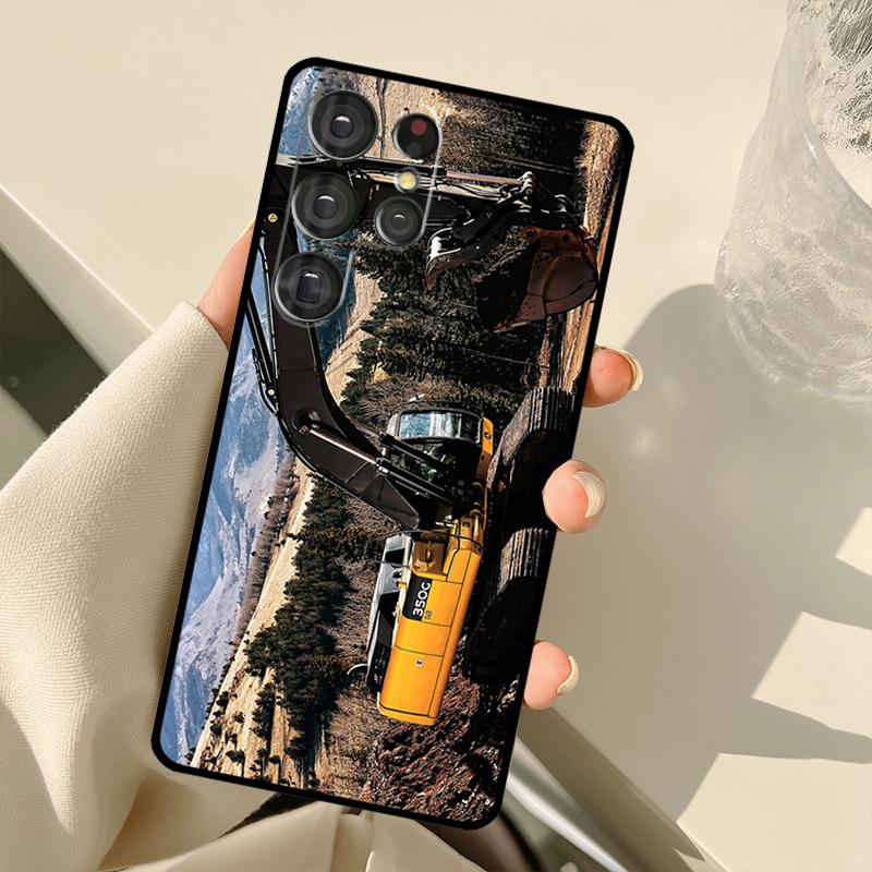Чехол-экскаватор для Samsung Galaxy S25 S24 S23 S22 S21 S20 Ultra S9 S10 Plus S21 FE S25 FE Задняя крышка