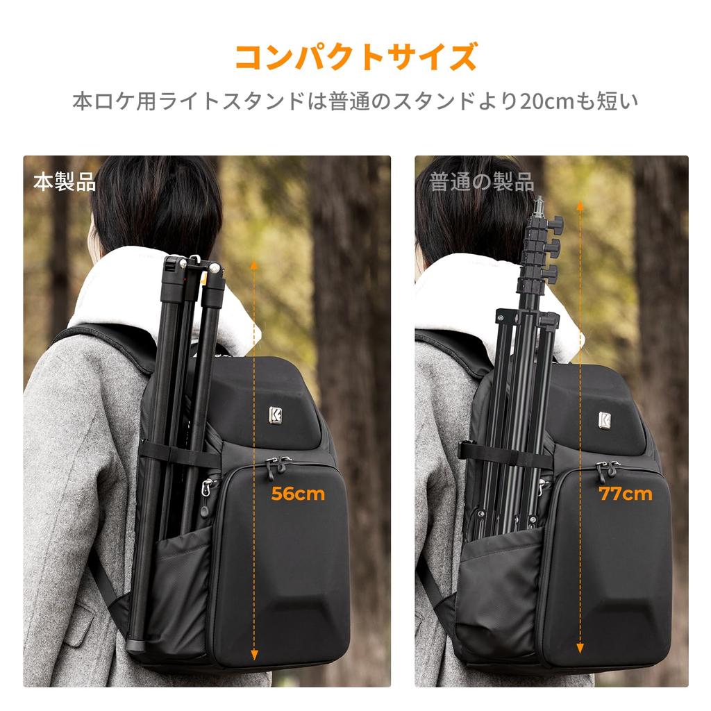 Концептуальная стойка для освещения, стойка для фотовспышки, стойка для фотовспышки, изготовленная из алюминия, легкая, 890 г, удобная для переноски, компактная, с рычажным замком, студийный угол