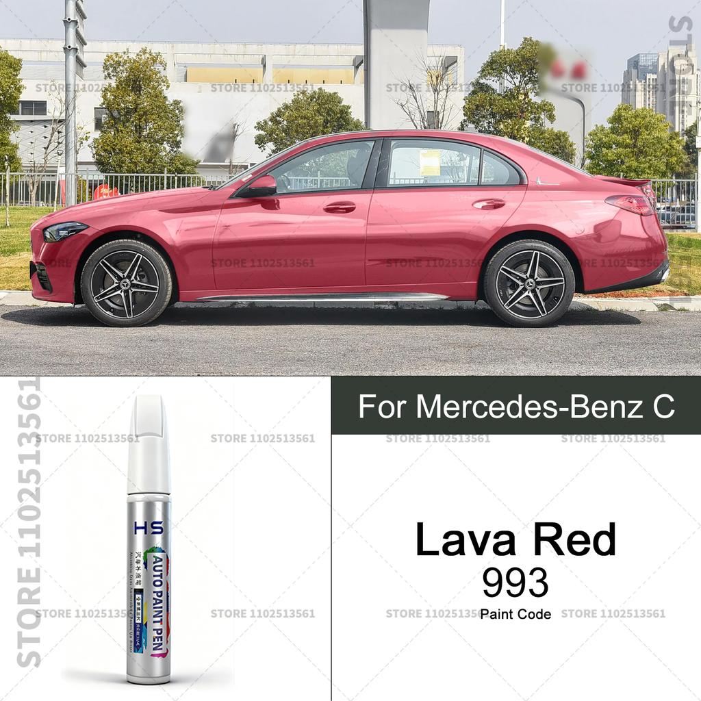 Car Paint Repair Pen Touch Up Scratch Remover DIY Auto Accessories For Mercedes-Benz C-Class Blue 896 970 White 702 Silver 859