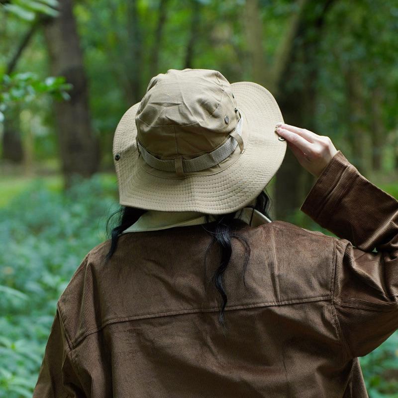 Summer Outdoor Mountaineering Fisherman's Hat Children Shade Sun Protection Camping Hiking Fishing Western Cowboy Hat Men