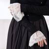 New Spot Lace Sleeves Double Mesh Embroidered Hand-sleeved Clothing Decorative Lace Cuff Accessories