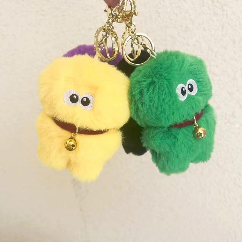 Плюшевый брелок 1 шт., брелок в виде куклы-монстра из мультфильма, подвесные сувениры, сумки, чехлы для мобильных телефонов, подвесные украшения, подарок на день рождения