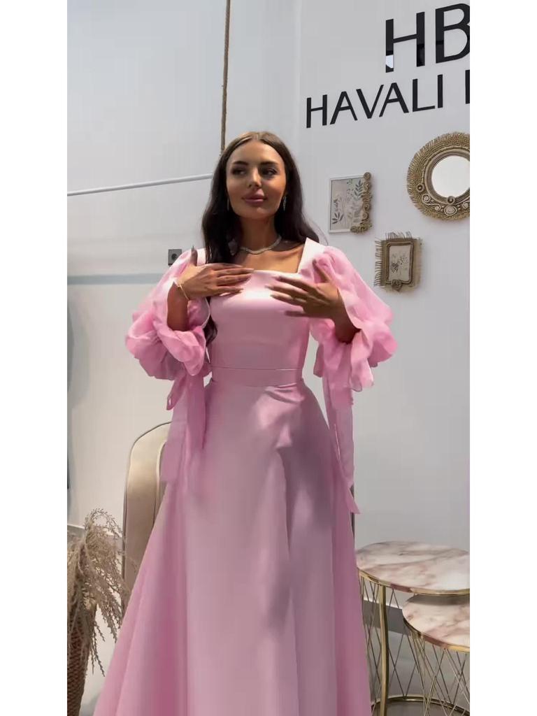 Элегантное приталенное легкое платье с длинным рукавом 2025 Весна для женщин