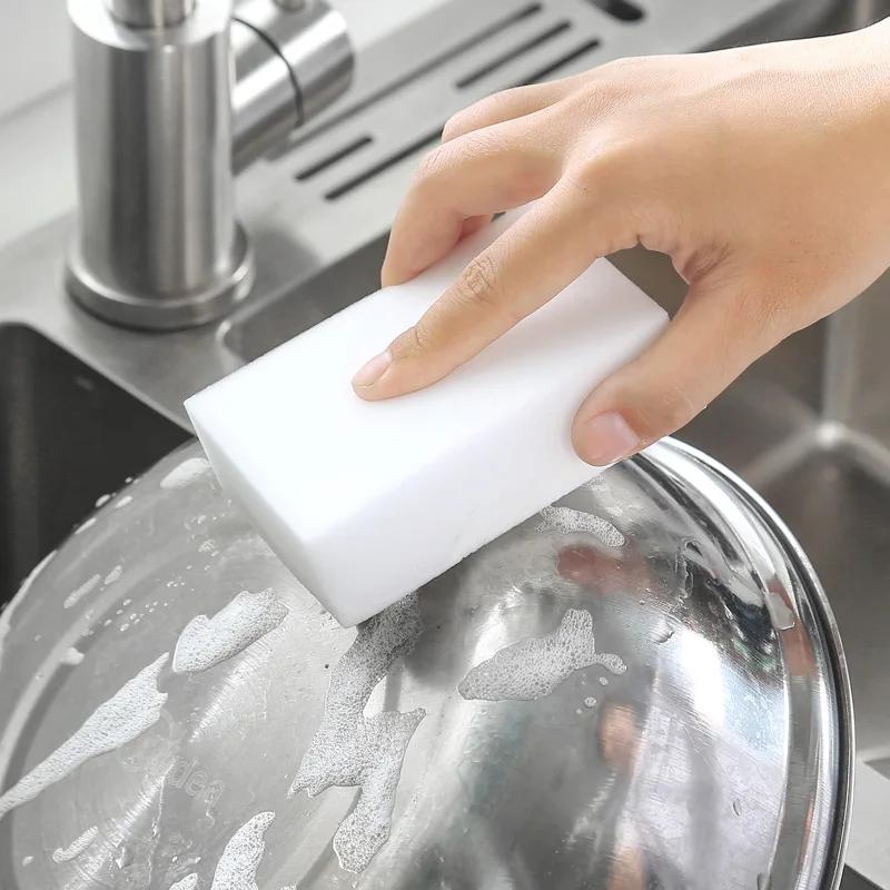 5-100Pcs Nano Cleaning Magic Sponges High Density Melamine Effectively Removes Stubborn Dirt Car Motorcycles Cleaning Tools