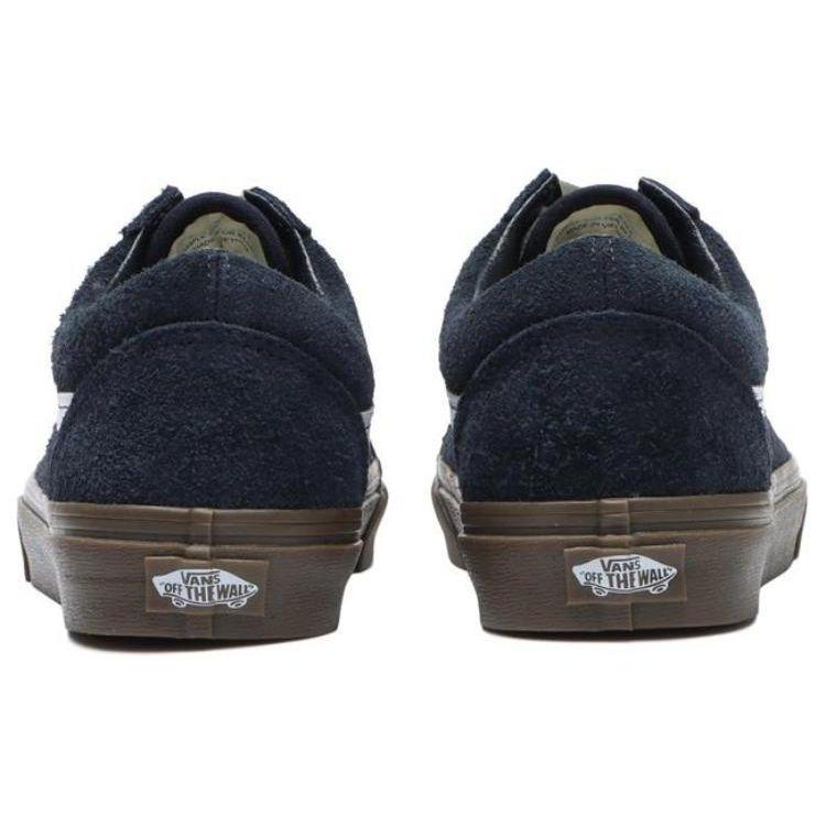 Vans Old Skool Hairy Suede - Dark Navy Unisex Sneakers Blue White VN0005UADNV