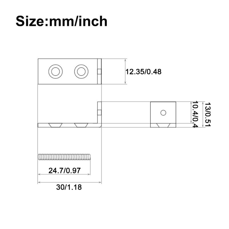 Электрогитара Тремоло Бридж Стопор Латунный Стопор Тремоло Стабилизатор Тремоло Бридж и Плавающие Бриджи Гитарные Детали