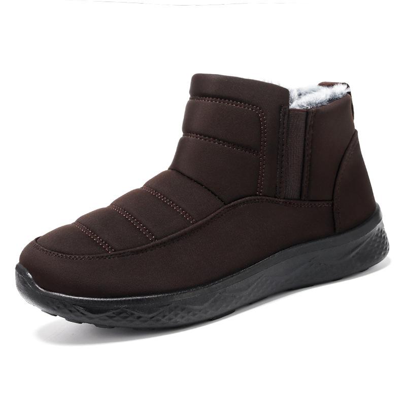 Winter Anti Slip Men's Snow Boots with Thick Fleece and Warm Cotton Boots Men Boots